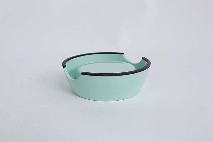 Pet Bowls Stainless Steel Dog Cat Pet Bowl Universal Pet Water and Food Bowls 4 Sizes and 5 Colors Available (S, Green)