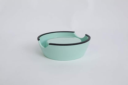 Pet Bowls Stainless Steel Dog Cat Pet Bowl Universal Pet Water and Food Bowls 4 Sizes and 5 Colors Available (S, Green)