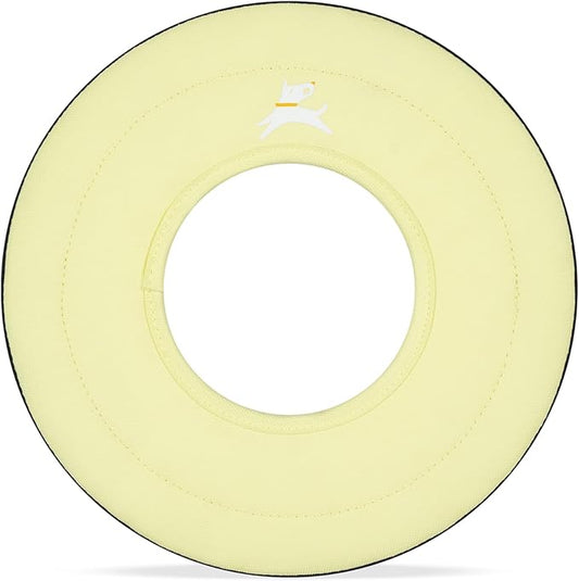 OllyDog Super Flyer Dog Frisbee Toy, 11" – Durable, Lightweight & Water-Resistant Flying Disc – Soft on Teeth & Gums – Floats on Water – Outdoor Fetch Toy for Medium & Large Dogs (Sol)