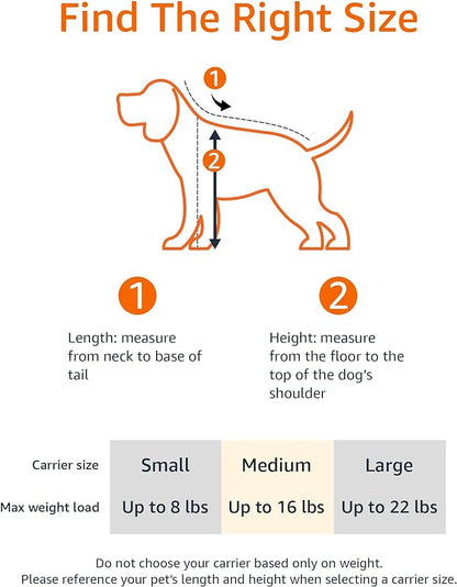 Amazon Basics Soft-Sided Mesh Pet Travel Carrier for Dog, Cat, up to 22 pounds, 19.7" L x 12" W x 12" H, Black