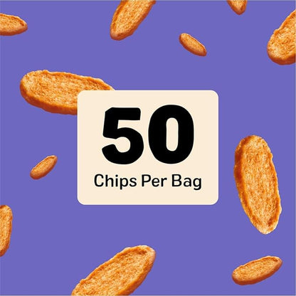 Three Dog Bakery Bark’N Crunch! Chicken Chips, Cheese Flavor, Crunchy Treat for Dogs, Two Ingredients, High Protein Snacks, No Artificial Flavors or Colors, Made in The USA, 4 oz.