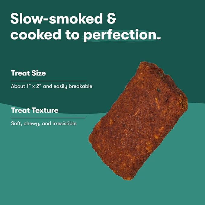 Jinx Tenders Salmon Jerky Dog Treats, All-Natural Ingredients, Soft and Chewy, Low-Calorie, Slow-Smoked Salmon & Pumpkin, No Fillers, 5oz (Pack of 2)