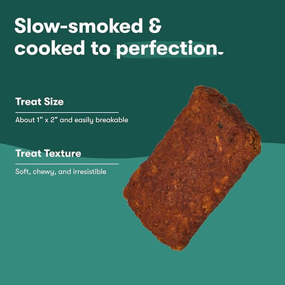 Jinx Tenders Salmon Jerky Dog Treats, All-Natural Ingredients, Soft and Chewy, Low-Calorie, Slow-Smoked Salmon & Pumpkin, No Fillers, 5oz (Pack of 2)