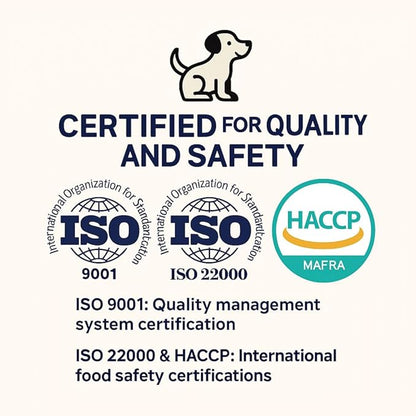 KI-You Mongolian Yogurt for Dogs – Probiotic & Prebiotic Rich for Gut Health, Soft Honeycomb Shape for Gentle Dental Care, for Sensitive Gums (Treat - Small Type)