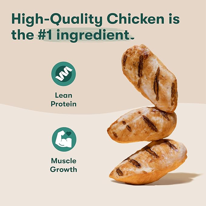 Jinx Chicken Tenders Jerky Dog Treats – Soft & Chewy, All Natural Dog Jerky Treats with Cage-Free Chicken - Pet Products for All Dogs (Puppies, Adults & Seniors) - 5oz