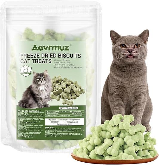 Crunchy Freeze-Dried Salmon Cat Treats – Natural & Healthy for Cats of All Breeds