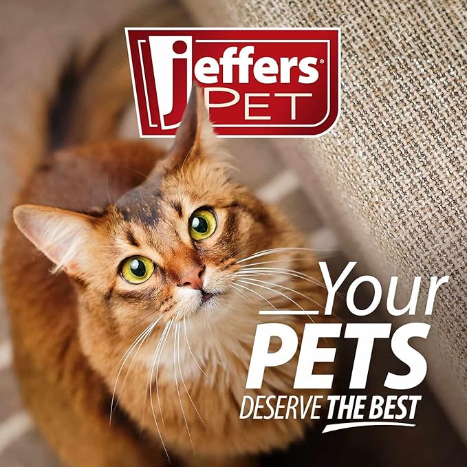 Jeffers Pet Flea Buster Chewable Tablets for Cats and Kittens 7-15 lbs, Tuna Flavor Supplements, Monthly Cat Flea Support, Made in USA, Easy to Feed Cat Tablets, Travel Friendly - 6 Count