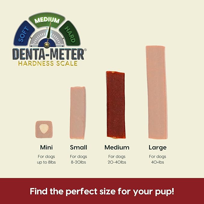 Ark Naturals Protection+ Brushless Toothpaste, Dog Dental Chews for Medium Breeds, Prevents Plaque & Tartar, Freshens Breath, 54oz, 1 Pack, Red