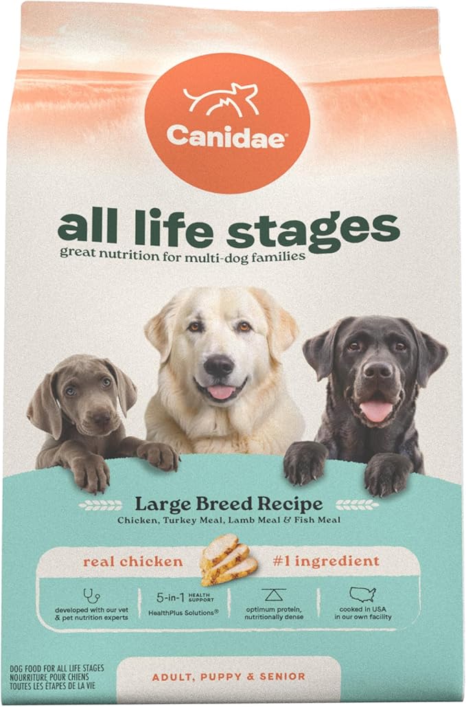 Canidae All Life Stages Dry Dog Food, Large Breed Multi-Protein Recipe, 40 lbs.