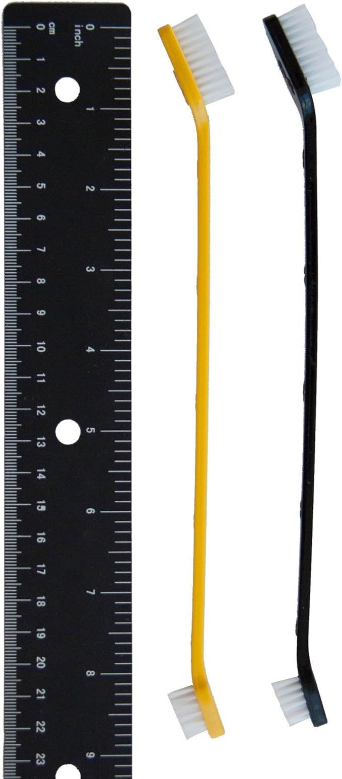 Pet Republique Dog Toothbrush Set of 3 – Dual Headed Dental Hygiene Brushes for Small to Large Dogs, Cats