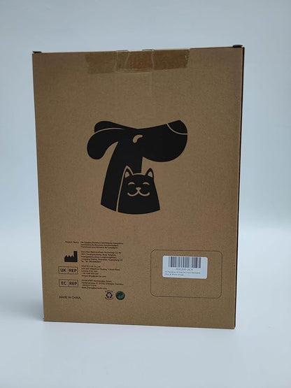 Pawaboo Pet Carrier Backpack, Adjustable Pet Front Cat Dog Carrier Backpack Travel Bag, Legs Out, Easy-Fit for Traveling Hiking Camping for Small Medium Dogs Cats Puppies, Medium, Blue & White Stripes