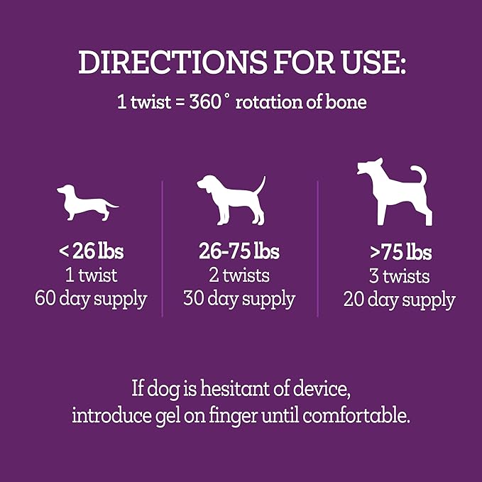 Vetality Twist and Lick Well Gels Supplement (Purple)