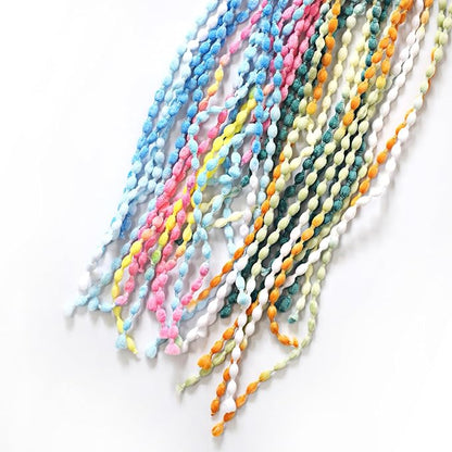 IUHKBH Cat Wand Toys, 4 PCS Plush Srtip Teaser Toy Interactive Teasing Stick Vibrant Teaser Wands with Bell for Cat Kitten Having Fun Exerciser Playing