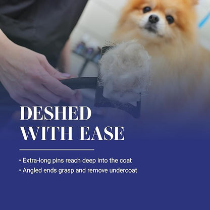 Chris Christensen Baby K Dog Slicker Brush, Groom Like a Professional, Fluff Detangle Style, Saves Time Energy, Black, Small