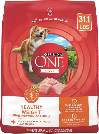 Purina ONE Plus Healthy Weight High-Protein Dog Food Dry Formula - 31.1 lb. Bag