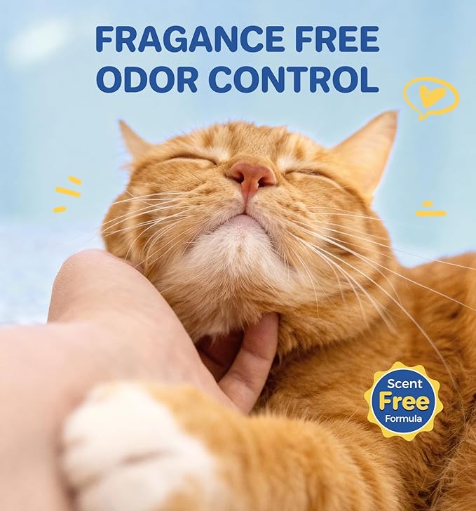 Cat Litter Clumping Mixed Cassava Cat Litter Clumping Tapioca Litter with Odor Control, Dust-Free, Unscented Natural Litter Sodium-Based for Kittens, 18 Ib