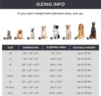 Bedsure Orthopedic Dog Bed for Extra Large Dogs - XL Washable Dog Sofa Beds Large, Supportive Foam Pet Couch Bed with Removable Washable Cover, Waterproof Lining and Nonskid Bottom, Brown