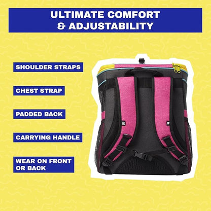 Fat Cat Backpack Carrier - Airline Approved Cat Carrier with Space Capsule Bubble for for Small Cats, Kitten - Premium Stray Cat Carrier Backpack for Outdoor, Travel, Hiking, Pet Supplies