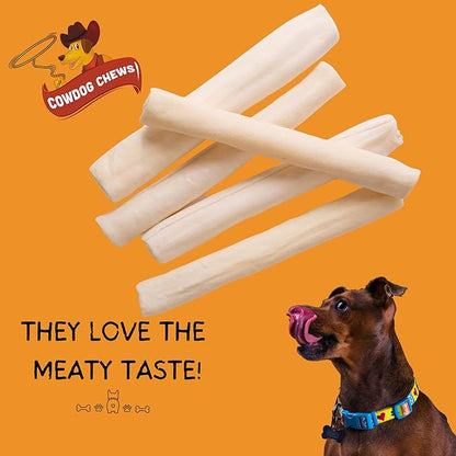 Cowdog Chews Beefhide Roll (7-8 inch) Long Lasting Dog Treat Bone, Great for Dental Health and Aggressive Chewers (40 Count)