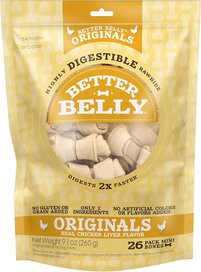 Better Belly Rolls, Great Digestible Rawhide