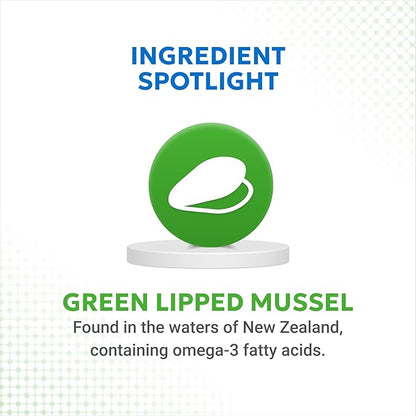 Nutramax Cosequin Elements Dog Joint Health Supplement with Glucosamine, Green Lipped Mussel, Omega-3s, Eggshell Membrane, Hyaluronic Acid, & Postbiotics, 75 Tasty Chewable Tablets for Dogs