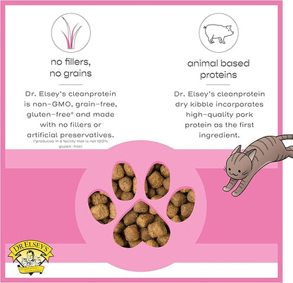 Dr. Elsey's cleanprotein Pork Cat Kibble 6.6 lb. Bag