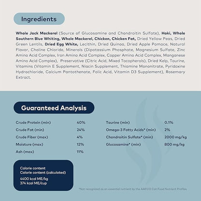 ZIWI Peak Steam & Dried Cat Food – Wild South Pacific Fish - High Protein, Skin & Coat Health, Low Carb, for All Life Stages (78.4oz)