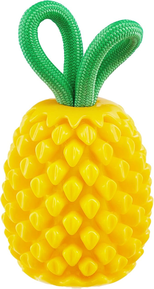 Outward Hound Dental Pineapple Dog Toy & Treat Stuffer, 6.8″ x 3.3″ Pineapple-Scent Interactive Chew for Dogs, Promote Healthy Teeth, Gums & Mental Enrichment, Reduce Boredom & Support Dental Health