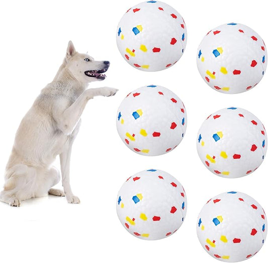 Pet Prime 2.5" ETPU Dog Balls for Upgraded Max Automatic Ball Launcher,6-Pack Durable Lightweight & Bite-Resistant Fetch Toys for Large Dogs,High Bounce & Easy to Clean