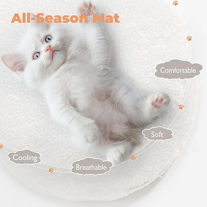 Modern Cat Tree, Wood Cat Tree Tower for Small Cats, Luxury Cat Condo with Scratching Posts and Flower Platforms, Cat Furniture by Easyego