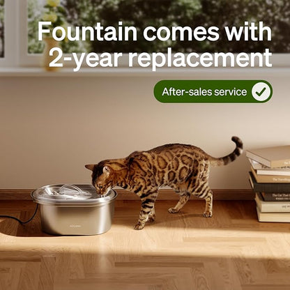 PETLIBRO 8 Packs Replacement Filters for Stainless Steel Cat Water Fountain PLWF003 & PLWF006, 4 Months Set of Replacement Filters fot Pet Water Fountain Stainless Steel