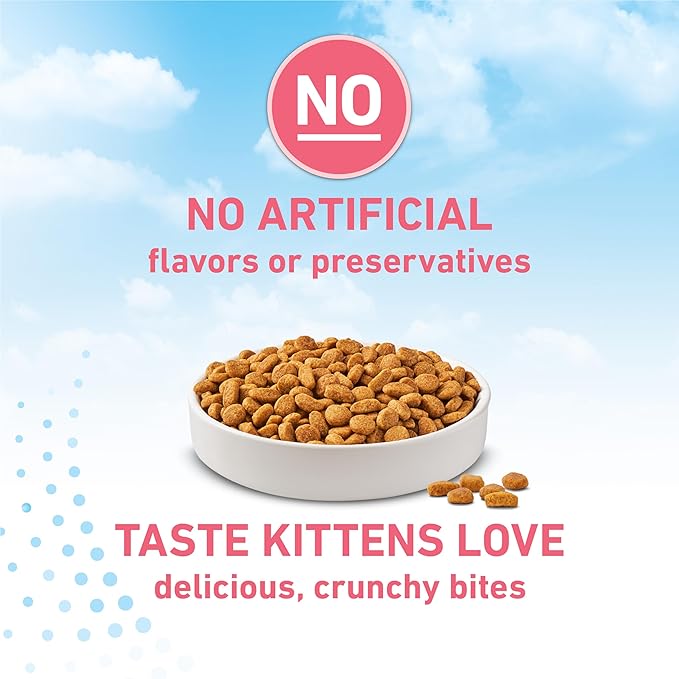 Purine ONE LiveClear Allergen-Reducing Dry Kitten Food Formula with Real Chicken As The Number One Ingredient - 2.8 lb. Bag