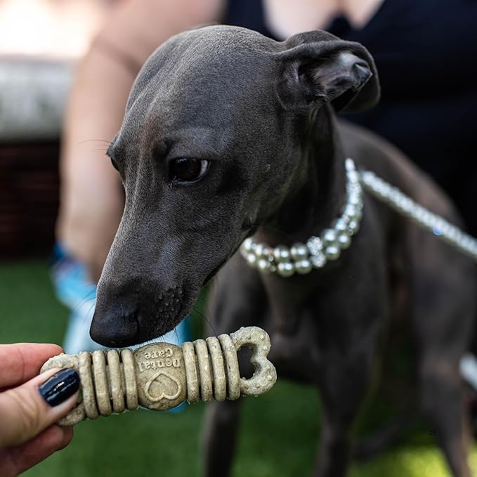 Loving Pets Ora-Bone™ Dental Chews for Dogs – USA Made Dog Dental Sticks with Parsley & Mint – Patented Shape to Reduce Plaque, Tartar, Massage Gums & Freshen Breath (Large Dogs 15 oz.)