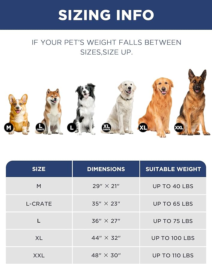 Joydeco Low Profile Dog Crate Mat Reversible Bed Pad, Washable Dog Pad Mat with Ultra Soft Fleece, Compact Design Kennel Beds Mats for Large Medium Small Pets, 36" x 27" Dark Gray