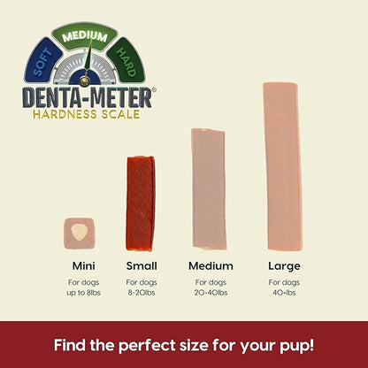 Ark Naturals Protection+ Brushless Toothpaste, Dog Dental Chews for Small Breeds, Prevents Plaque & Tartar, Freshens Breath, 35oz, 1 Pack, Red