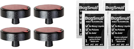 Legs for Trays (4 Pack)- Waterless, Moat Free Cat and Dog Food Tray Legs for Crawling Pest Free Pet Food Feeding Station, Kitchen Sweets and Trash, Ant Free Platform Legs.