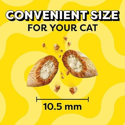 Temptations Classic Crunchy and Soft Cat Treats Tempting Tuna Flavor, 3 oz. Pouch (Pack of 12)