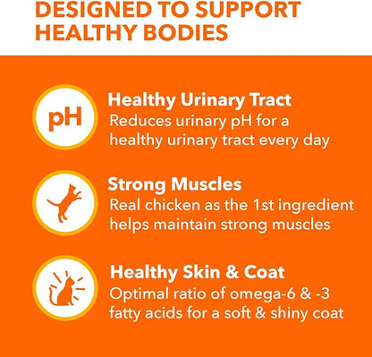 IAMS Proactive Health Adult Urinary Tract Healthy Dry Cat Food with Chicken, 3.5 lb. Bag