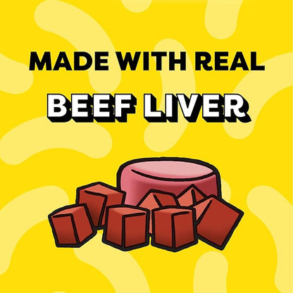 Temptations Creamy Puree Squeezable Lickable Wet Cat Treats with Beef Liver, 0.42 oz. Tubes, 4 Count, Pack of 11 (44 Total)