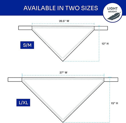 Pets First NFL Buffalo Bills TIE Bandana, Large/X-Large. Dog Bandana Scarf Bib for Pet Cat Dog. The Ultimate Game-Day, Party Bandana (BUF-3550-L-XL)