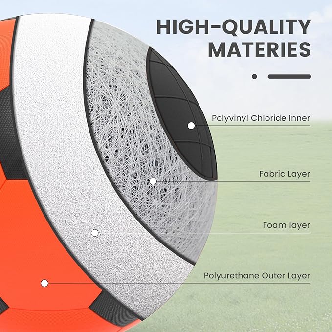 Diman Herding Ball for Dogs: 25 Inch Horse Balls for Outdoor Play, Large Dog Toys Balls for Australian Shepherd, Dogs or Horses, Orange Black