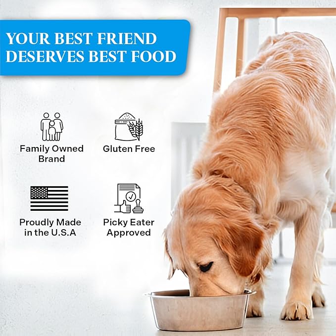 Healthy Dogma - PetMix Dehydrated Dog Food – Fish Dinner with Wild-Caught Alaskan Salmon & Whitefish – Clean Ingredient Dog Food – No Preservatives 10lbs (Bucket)