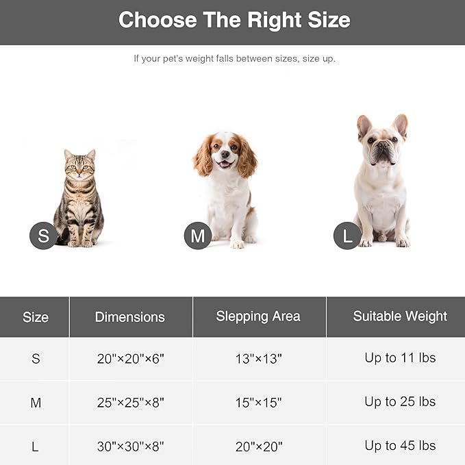 Love's cabin Round Donut Cat and Dog Cushion Bed, 20in Pet Bed for Cats or Small Dogs, Anti-Slip & Water-Resistant Bottom, Super Soft Durable Fabric Pet beds, Washable Luxury Cat & Dog Bed Camel