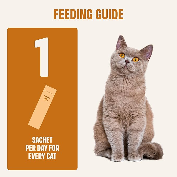 Skin & Coat for Cats – Functional Creamy Snack with Salmon Oil, Algae Oil, Zinc, Collagen & Biotin – Supports Skin and Fur Health – 30 x 0.53 oz Sachets – with Real Tuna