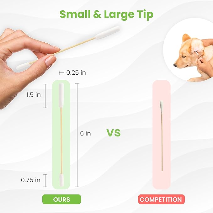 We Love Doodles Dog Ear Cleaning Solution Kit | Prevent Infections | Natural | Made in USA | Ear Drops for Dogs | Itching, Deordoring, Yeast & Mites Infection (Serum + 25 Swabs)