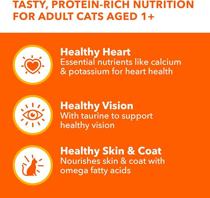 IAMS Perfect Portions Healthy Adult Wet Cat Food Pate, Salmon and Tuna Recipe Variety Pack, 2.6 oz. Twin-Pack Trays (24 Count, 48 Servings)