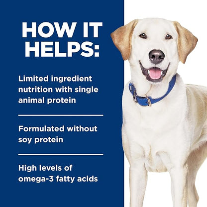 Hill's Prescription Diet d/d Skin/Food Sensitivities Duck Formula Wet Dog Food, Veterinary Diet, 13 oz. Cans, 12-Pack