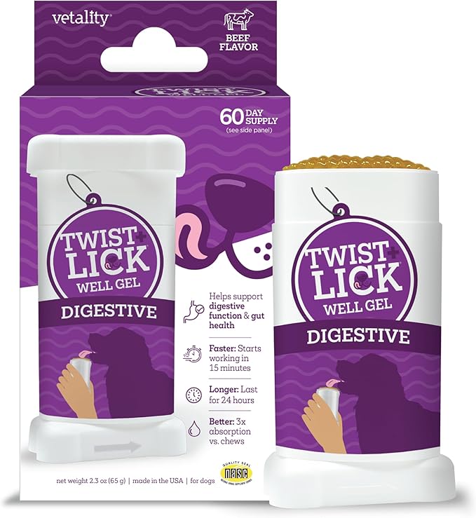 Vetality Twist and Lick Well Gels Supplement (Purple)