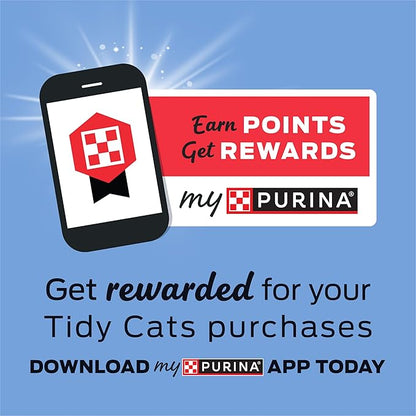 Purina Tidy Cats Lightweight, Low Dust, Clumping Cat Litter Odor Control 24/7 Performance Multi Cat Litter - 12 lb. Box