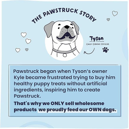 Pawstruck All-Natural 9" Bully Sticks for Dogs - Long Lasting, Rawhide-Free, Low Odor & Grain-Free Dental Chew Treat - Healthy Single Ingredient, 100% Real Beef - 1 lb Bag